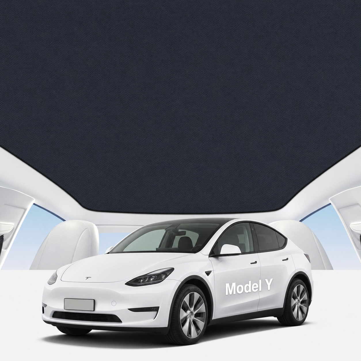 Tesla Model Y Panoramic Roof Sunshade Kit 2020-2024 product image