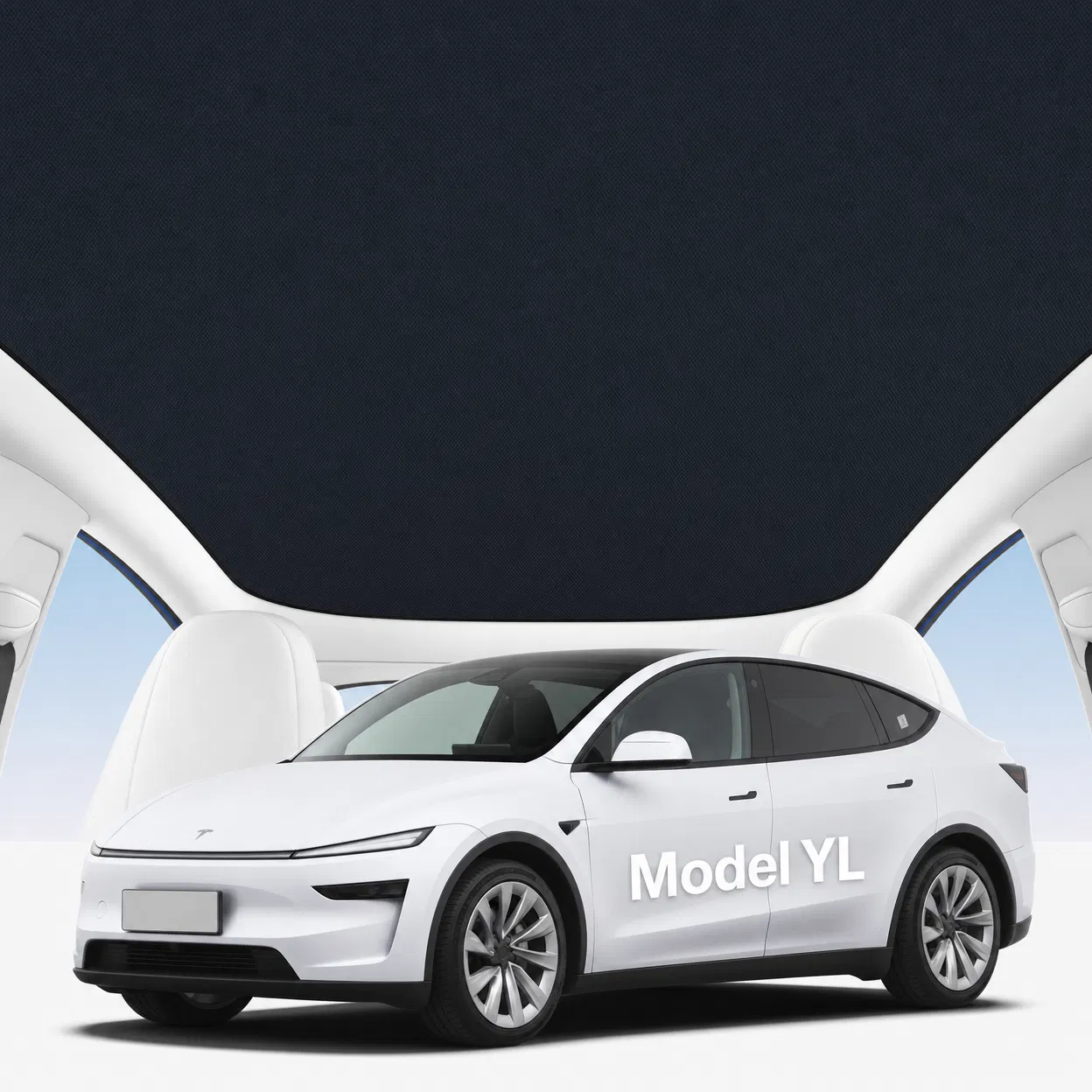 Tesla Model YL Panoramic Roof Sunshade product image